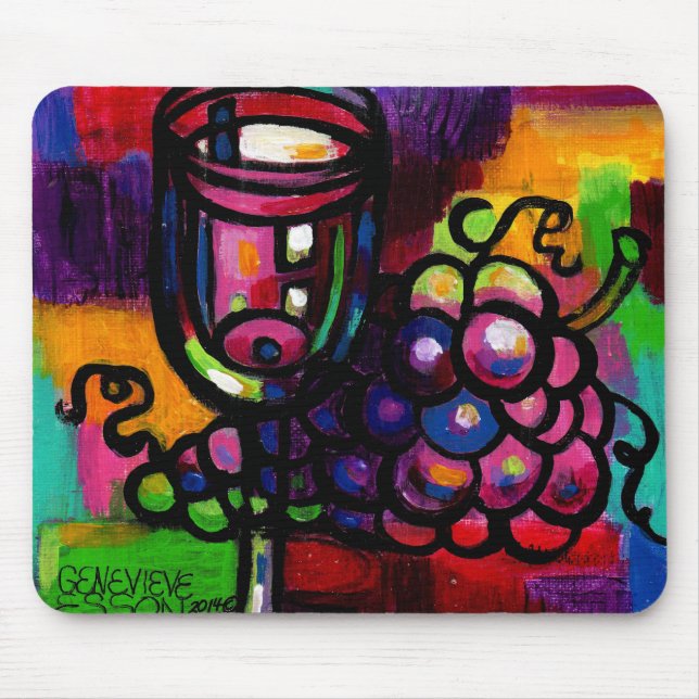 Wine Lovers Mousepad (Front)