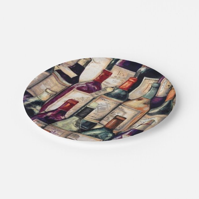 Wine Lovers Paper Plate (Angled)