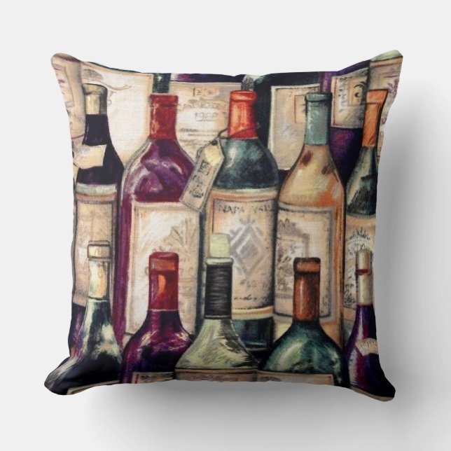 Wine Lovers Pillow (Front)