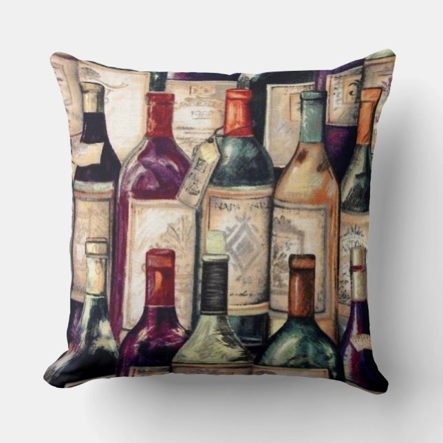 Wine Lovers Pillow (Front)