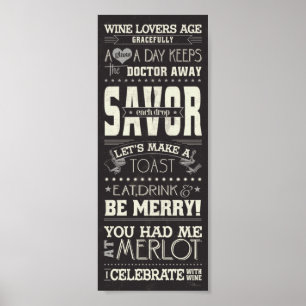 Wine Lovers Poster