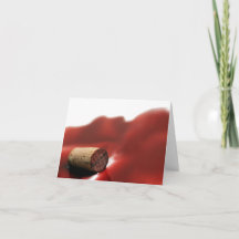 Wine Lovers "UnCorKed" Note Card
