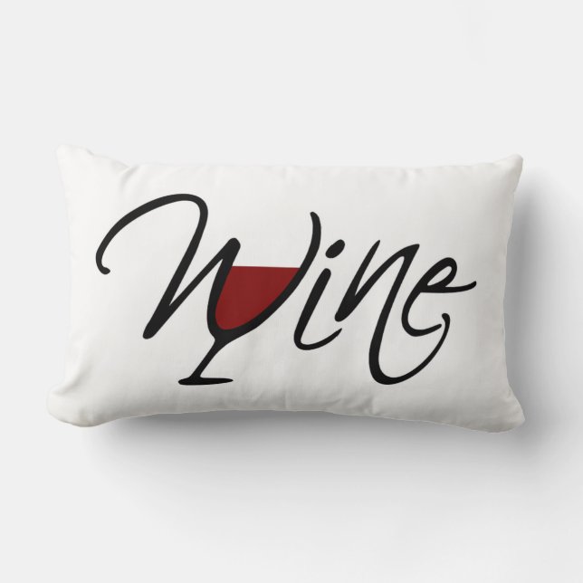 WINE LUMBAR CUSHION (Front)