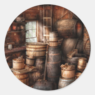 Wine Maker - Just add wine Classic Round Sticker