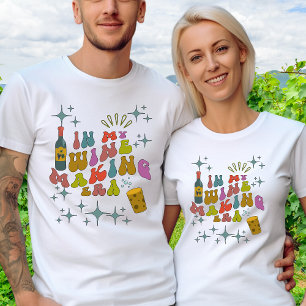 Wine Making Hobby Custom Text on Back T-Shirt