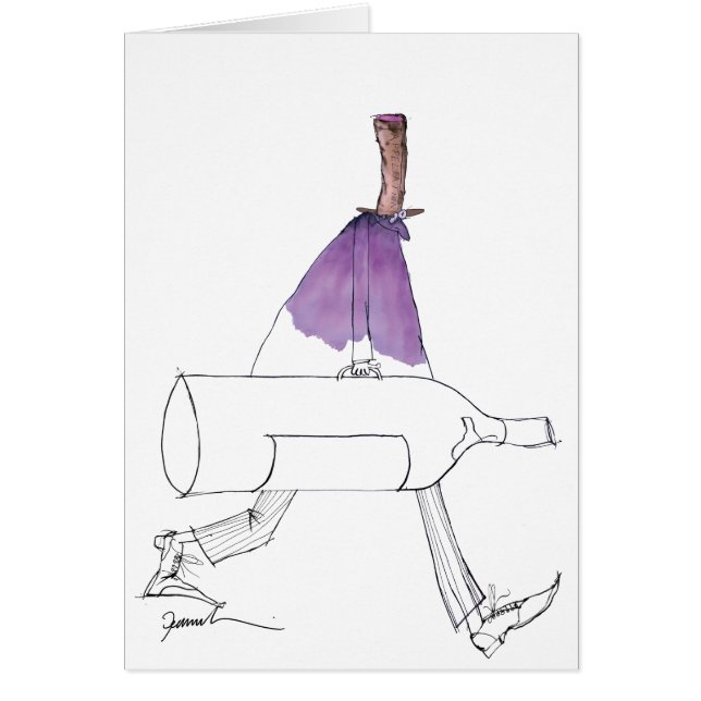 wine man cartoon, tony fernandes (Front)