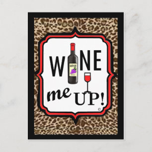 Wine Me Up! Postcard