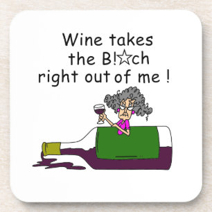 Wine Mellows Me Coaster