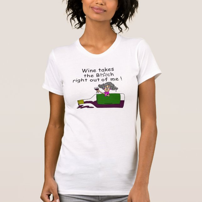 Wine Mellows Me T-Shirt (Front)