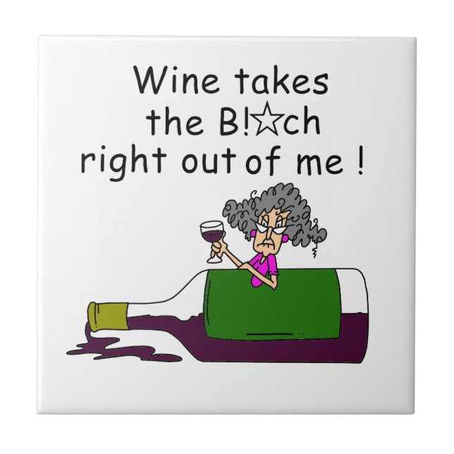 Wine Mellows Me Tile (Front)