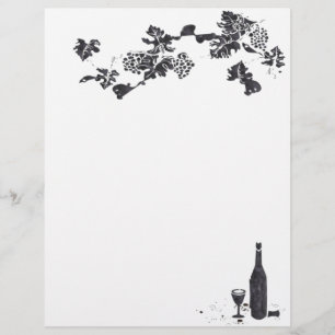 Wine Menu Letterhead