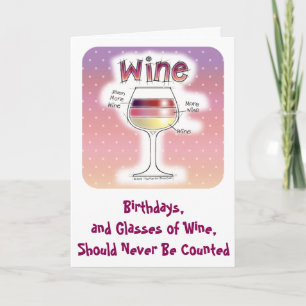 WINE, MORE WINE, EVEN MORE WINE CARD