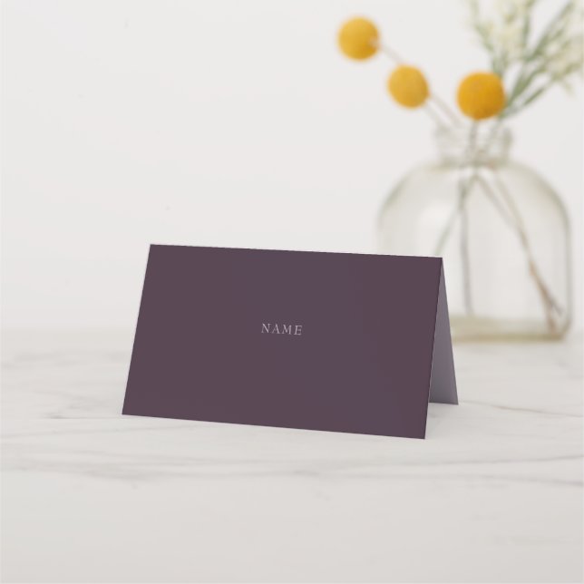 Wine Name Folded Place Card (Front)