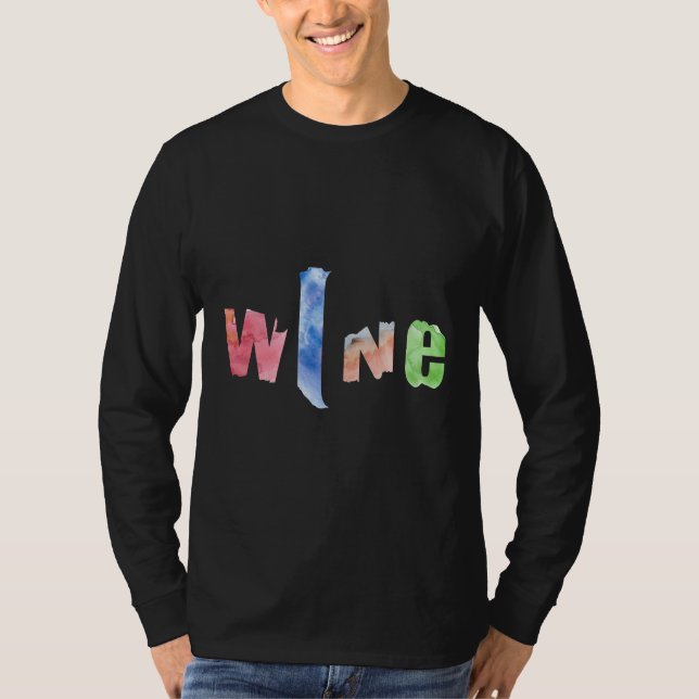 Wine O Clock Somewhere  42 T-Shirt (Front)
