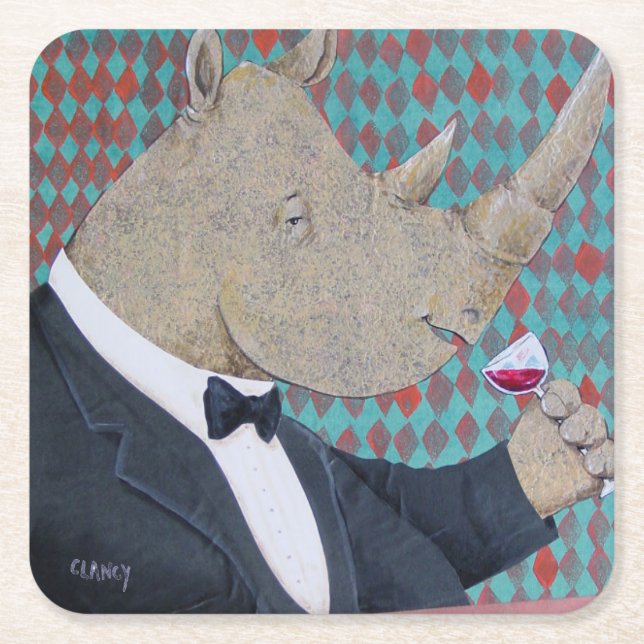 Wine-ocerous coaster (Front)
