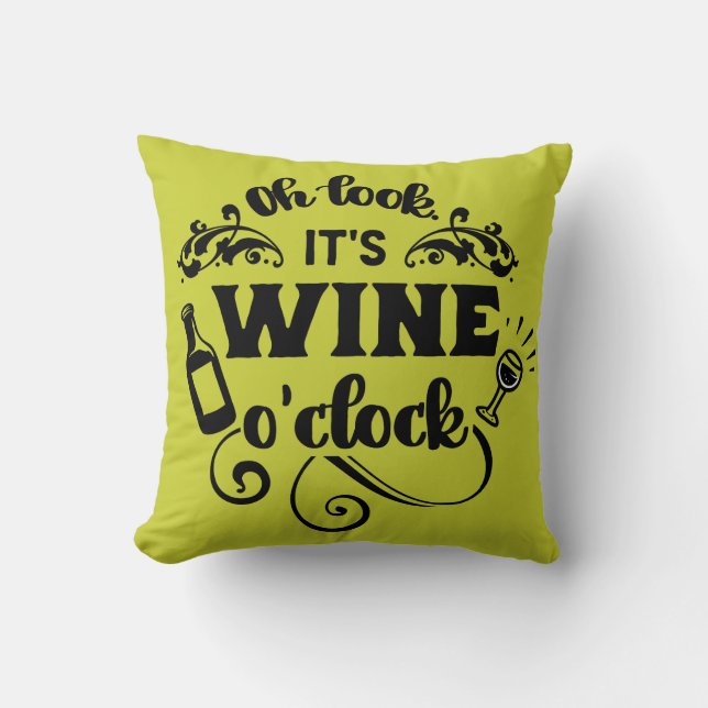 WINE O'CLOCK CUSHION (Front)