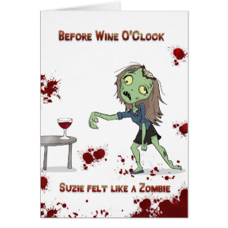 Wine o'clock zombie