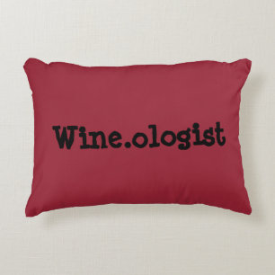 Wine.ologist Quote Accent Pillow