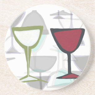 wine panel coaster