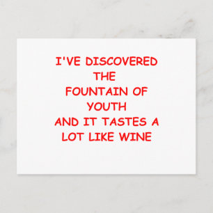 WINE.png Postcard