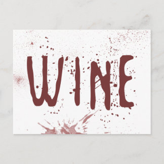 Wine Postcard