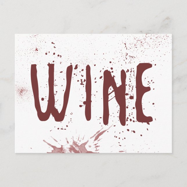 Wine Postcard (Front)