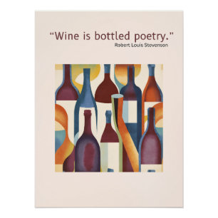 Wine Poster Quote