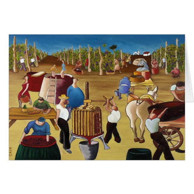 WINE PRESSING (Front Horizontal)