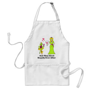 Wine Prince & Princess ...Happily Ever After Standard Apron