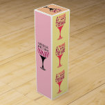 Wine puns wine box<br><div class="desc">Cabs,  Zins,  Chablis,  Rose & Champagne</div>