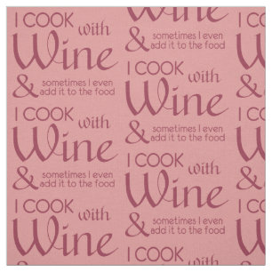 Wine Quote custom colour fabric