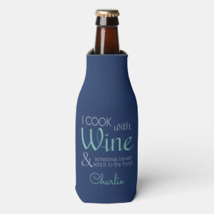 Wine Quote custom name bottle cooler