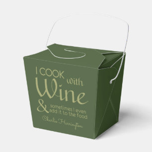 Wine Quote custom name favour box