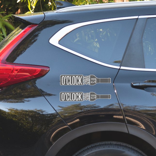 Wine Quote Sticker (Car Side)
