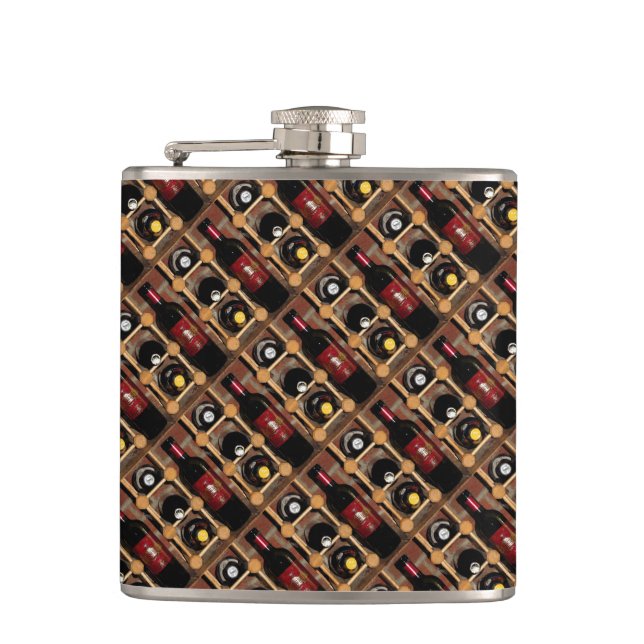 Wine Rack Hip Flask (Front)