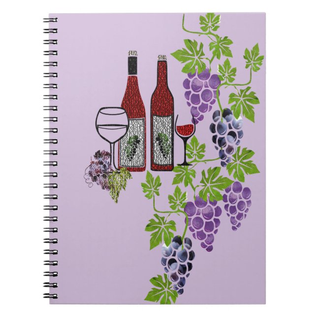 Wine Recipe & Tasting  Notebook (Front)