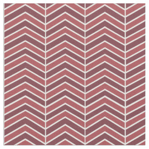 Wine Red Chevron Pattern Fabric