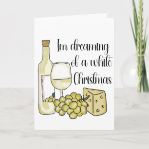 Wine related Christmas card