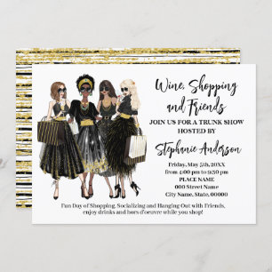 Wine Shop and Friends Trunk Show Invitation