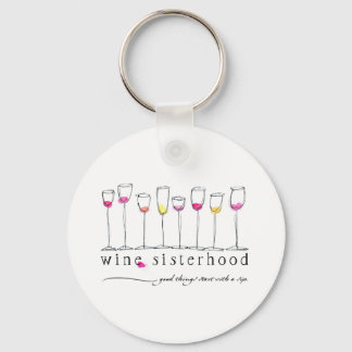 Wine Sisterhood Keychain