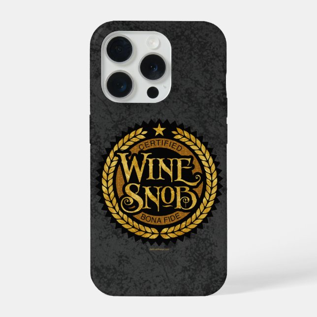 Wine Snob Case-Mate iPhone Case (Back)