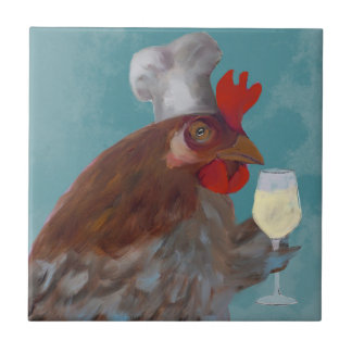 Wine Snob Ceramic Tile