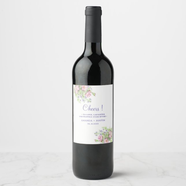 Wine & Sparkling Wine Bottle Label (Front)