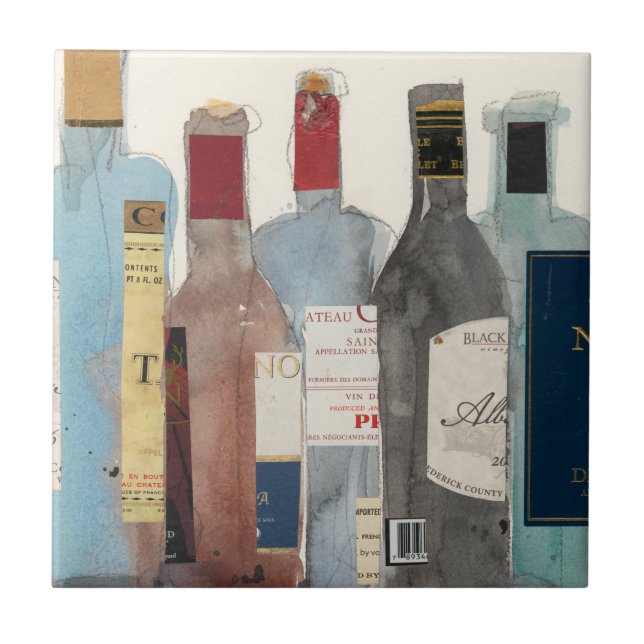 Wine & Spirits Ceramic Tile (Front)