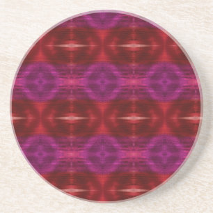 Wine Stain Watercoloring Art Coaster