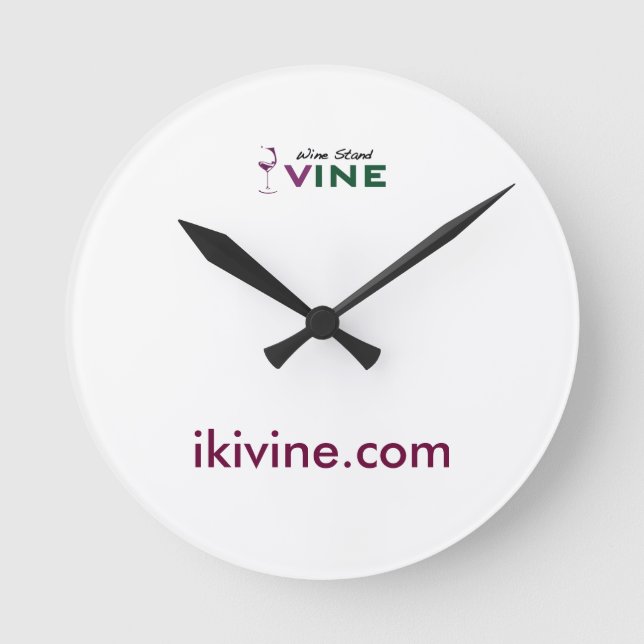 Wine Stand VINE リ ジ ナ ル ロ 時 オ Round Clock (Front)