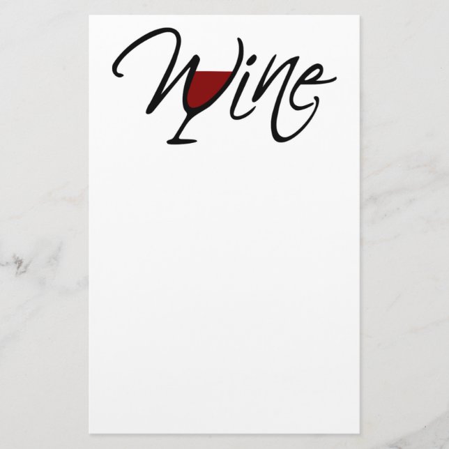 WINE STATIONERY (Front)