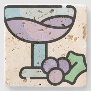 wine stone coaster
