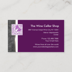Wine Store Business Card