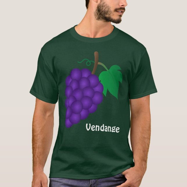 Wine  T shirt - Vendange (Front)